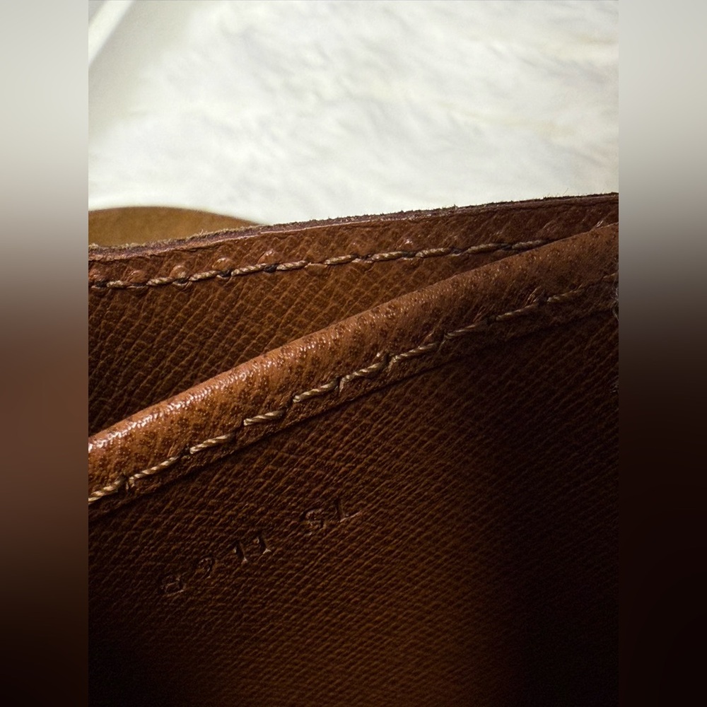 Louis Vuitton Monogram Crossbody Bag in Brown and Gold - Picture 6 of 12